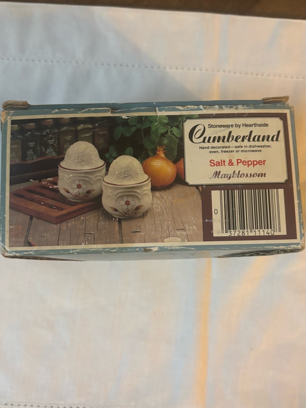 Vintage Mayblossom Salt & Pepper Shakers Cumberland with Box